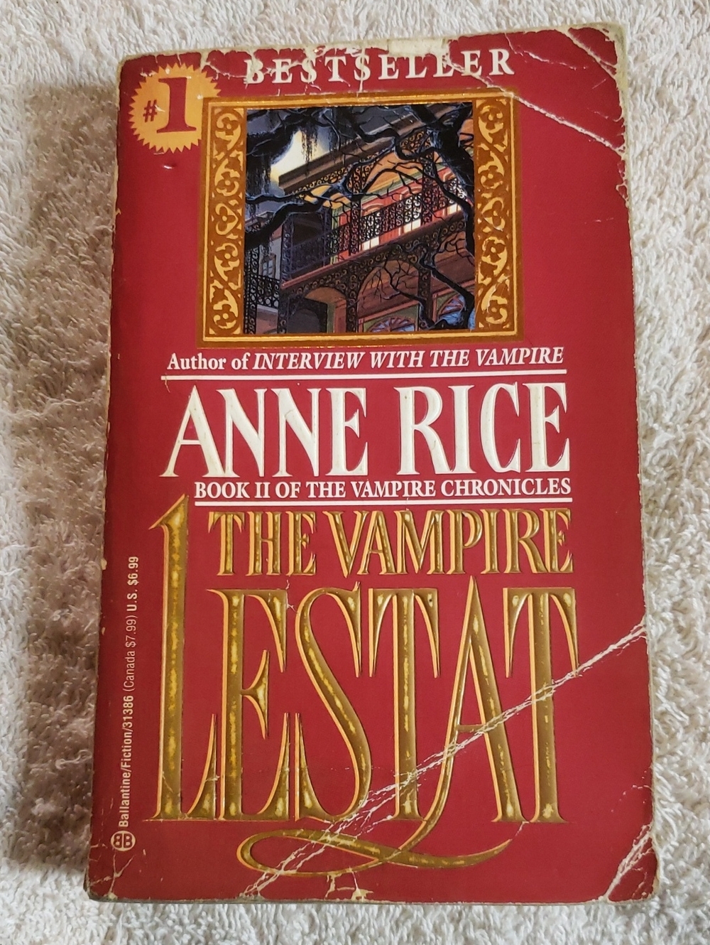 📚4 For $20 - Anne Rice - The Vampire Lestat - Paperback Novel